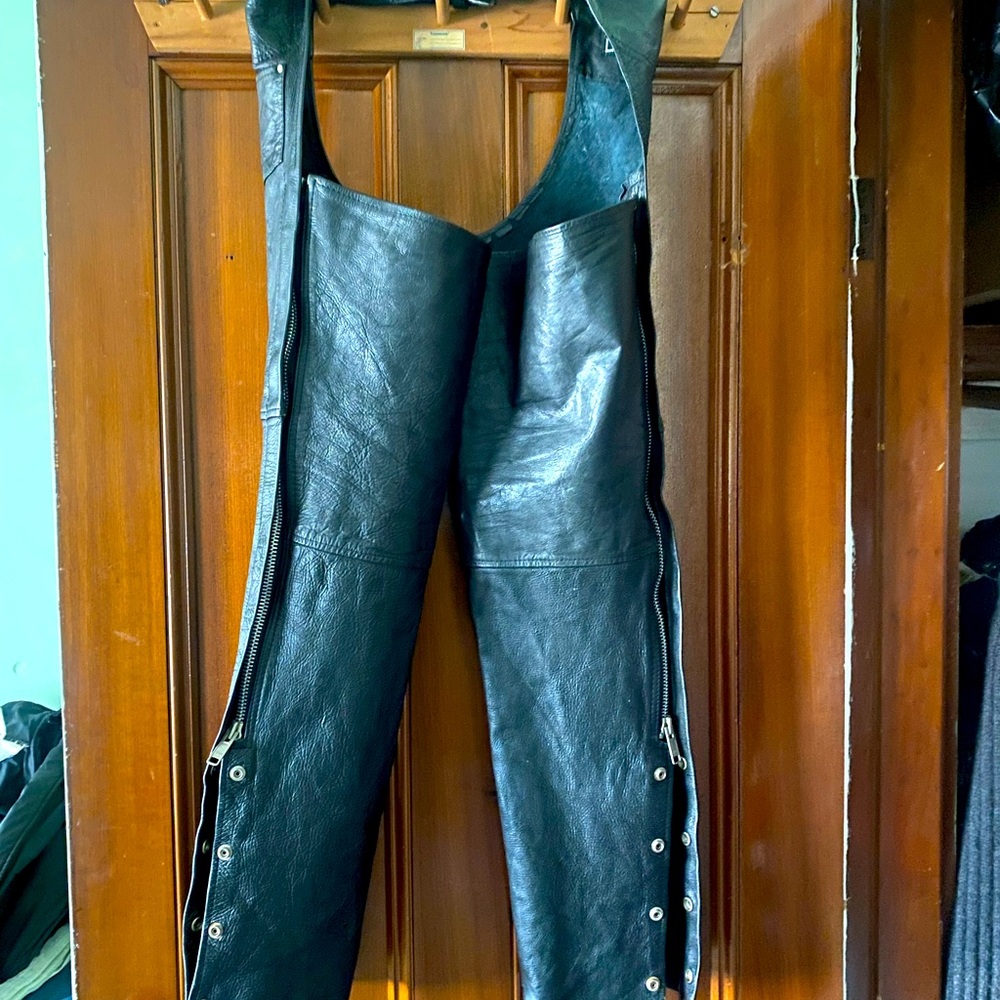 Leather chaps custom-made